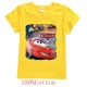thumbnail image 3 of Camisetas de algodón para niños de Pixar Cars Lightning McQueen, camisetas casuales de dibujos animados para niños, camisetas para niños, niñas y adolescentes, 3 of 5