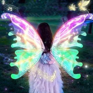 Blinkee Light Up Aqua Fairy Butterfly Wings