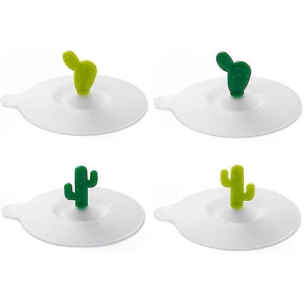 fundas de silicona para vasos de vidrio, reutilizables y antipolvo, aptas para alimentos.