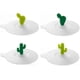 thumbnail image 1 of fundas de silicona para vasos de vidrio, reutilizables y antipolvo, aptas para alimentos., 1 of 4