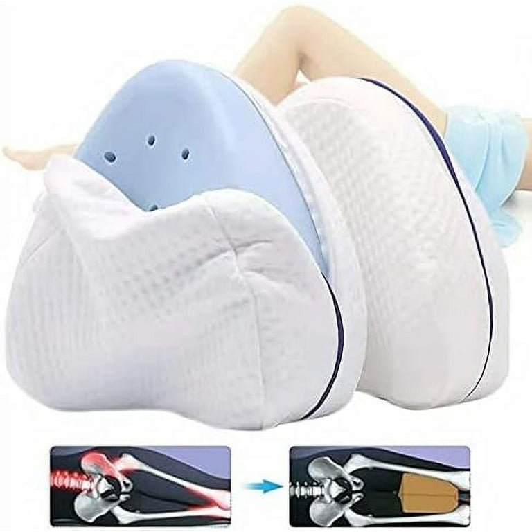 Memory Cotton Leg Pillow Sleeping Orthopedic Sciatica Back Hip Joint For  Pain Relief Thigh Leg Pad Cushion Home Foam Pillow