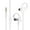 White, variant on Joernso 3.5mm Sport Earhook Earphone Running Headphone HiFi Stereo Bass Headset with Mic