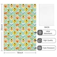 thumbnail image 2 of 4 Pcs Pioneer Flower Floral Print Pattern Funny Kitchen Towels, Microfiber Dish Towels, Kitchen Tea Towels Set 18" X 26", 2 of 6