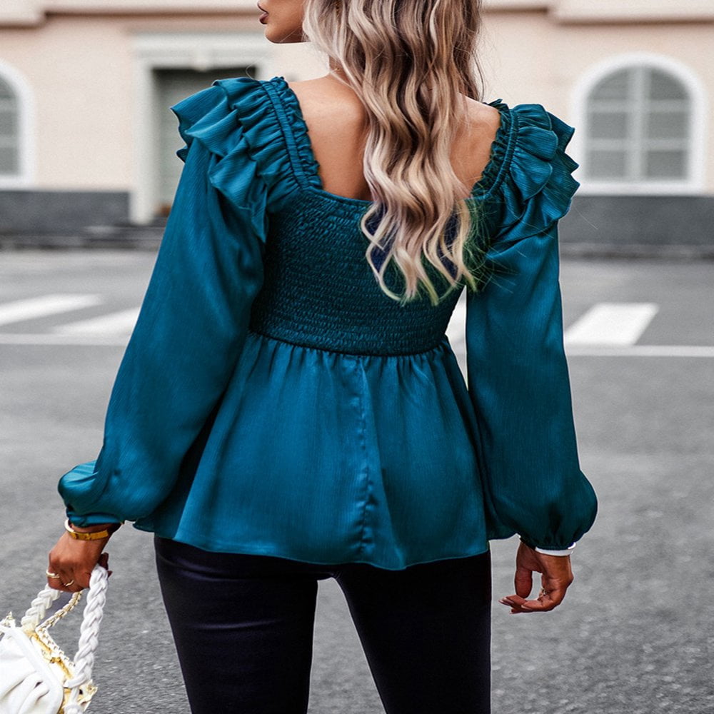 asos ruffle top