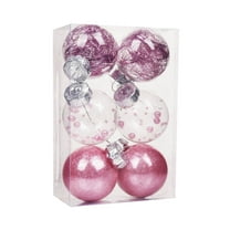 Lilixerw 6pcs Christmas Ball Ornament Set,2.36 inch Christmas Tree Ornaments Shatterproof Christmas Balls for Christmas Tree Pendants
