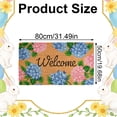 thumbnail image 6 of Hilingoto Hydrangea Door Mat, outdoor rug,Vibrant Hydrangea Doormat Outdoor, Hydrangeas Outdoor Mat for Spring, Floral Doormat for Summer, Welcome Mat Floral, Coir Spring Door Mat, 6 of 7