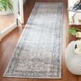 thumbnail image 2 of SAFAVIEH Moondust Garret Oriental Polyester Runner Rug, Grey/Blue, 2' x 9', 2 of 8