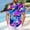 Tops-A233Purple, variant on Men's Geometric Graphic Button Down Shirts Short Sleeve Retro 80S 90S Tops Lightweight Breathable Summer Beach Party Festival Blouse