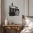 thumbnail image 4 of Violaura Candles Metal Wall Art - Easy to Install Hanging Perfect for Home, Living Room Decor (60.0" x 42.0"), 4 of 8
