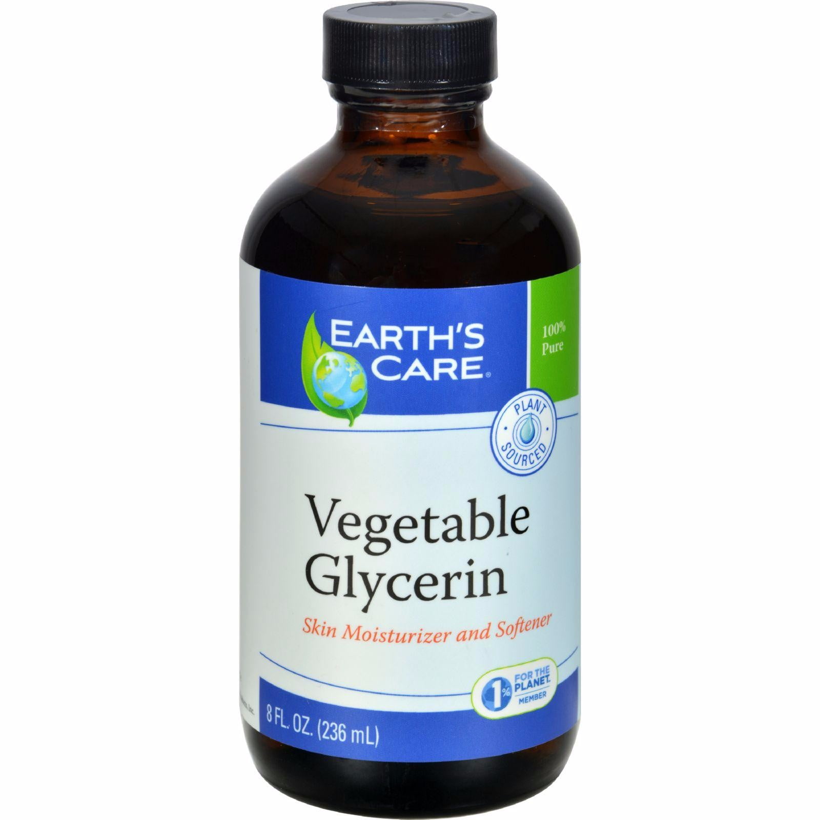 Earth's Care 100 Natural Vegan Glycerin 8 Fl Oz