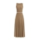 thumbnail image 1 of Conjunto de Falda Larga y Top para Mujer PRETTYGARDEN Camel XL, 1 of 7