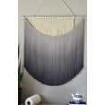 thumbnail image 5 of Handmade Macrame wall hanging in Ombre Gray, 5 of 8