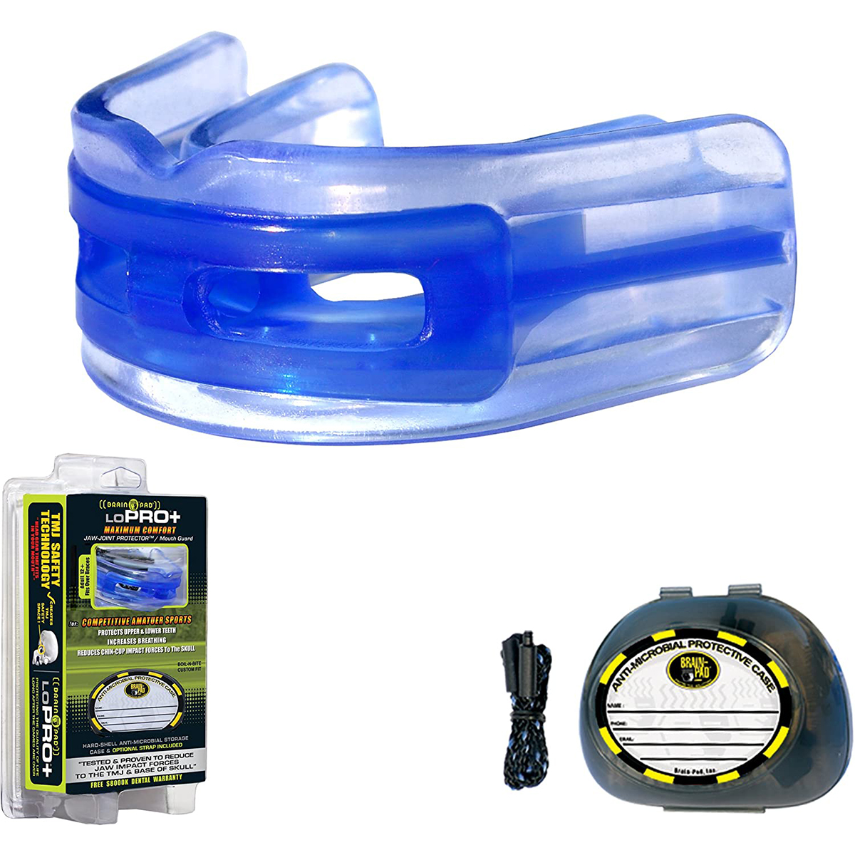 Brain Pad LoPro+ Mouthguard - Adult - Blue - image 3 of 3