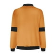 thumbnail image 4 of ChaoHeng Color Block Jackets for Women Plus Size 4xl,Women's Casual Fashion Solid Color Pocket Zipper Top Jacket(Yellow,S), 4 of 5