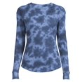 thumbnail image 5 of Time and Tru Women's Thermal Top with Long Sleeves, 5 of 5