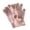 Purple, variant on KyCheLot Women's Knitted Gloves Winter Christmas Thicken Full Finger Outdoor Gloves Comfy Warm Fleece Gloves