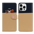thumbnail image 6 of ELEHOLD Flip Wallet Case for iPhone 14 Pro, Cute Pattern PU Leather Case with Magnetic Clasp Credit Card Slot Stand Lanyard Shockproof Full Body Protection Cover, A, 6 of 7