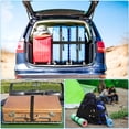 thumbnail image 5 of 96x1" Tie Down Straps Up to 550lbs, Adjustable Lashing Cinch Strap with Cam Buckle for Luggage Packing, Black 4Pcs, 5 of 5