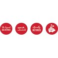 thumbnail image 2 of Darling Souvenir 190 Pcs Retirement Party Favor Stickers chocolate Candy Labels-Red, 2 of 2