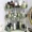 Green, variant on 3-Tier Corner Bathroom Counter Organizer – Makeup & Skincare Storage with Brush Holder, Vanity Organizer
