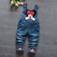 thumbnail image 5 of Conjunto de ropa de 2 piezas para niños, mono de manga larga de Minnie Mouse de Disney, color Beige, trajes informales de 1 a 4 años, otoño, 5 of 5