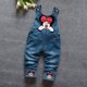 thumbnail image 5 of Conjunto de ropa de 2 piezas para niños, mono de manga larga de Minnie Mouse de Disney, color Beige, trajes informales de 1 a 4 años, otoño, 5 of 5