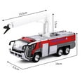 thumbnail image 3 of APPLAYERR 1:50 Scale Airport Fire Truck Toy with Sounds and Lights Fun for Kids and Collectors Alike, AG 13 Battery Operated, 3 of 6