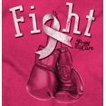 thumbnail image 2 of Fight Boxing Breast Cancer Warrior Women's Graphic T Shirt Tees Brisco Brands S, 2 of 6