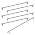 thumbnail image 1 of Uxcell 6-Pack Tiradores de Gabinete, Perillas Modernas de Acero Inoxidable en T de 15.7" [Plateado], 1 of 6