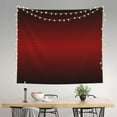 thumbnail image 2 of Pofeuu Red Geometric Print Wall Tapestry Decoration Wall Hanging Tapestry 60 x 51 Inch, 2 of 6