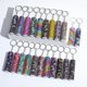 thumbnail image 2 of Llavero con forma de botella de perfume vacía de 10 ml con brillantes diamantes de imitación y soporte para líquido en aerosol, llavero, regalo de autoprotección para mujeres, 2 of 2
