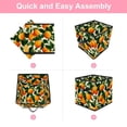 thumbnail image 6 of RATGDN Collapsible Fabric Cube Storage Bin with Double Handles for Living Room Bedroom Office Black - Orange Juice Fruit, 6 of 7