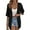 Black, variant on Summer Cardigan Sweaters for Women Lightweight Short Sleeve Knit Coverup Spring Beach Vacation Clothes