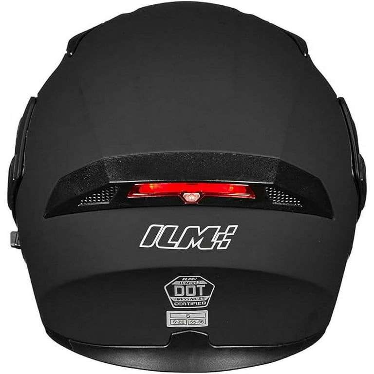 Ilm Motorcycle Helmet Review ILM 902 Black ABS Modular Full Face