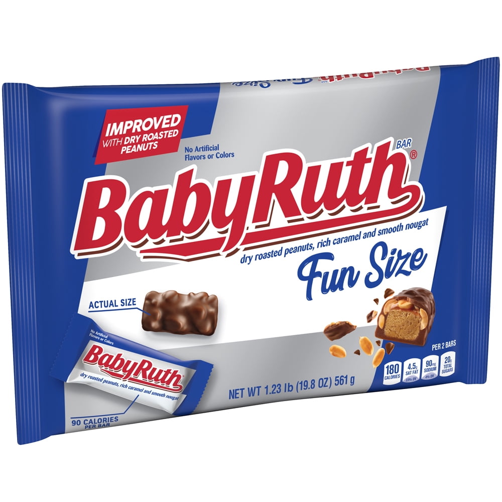 Baby Ruth Fun Size Peanut Chocolate Candy Bars