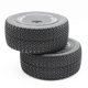 thumbnail image 1 of Reemplazo de 2 piezas de neumático de rueda trasera RC, piezas compatibles con 144011 1/14 RC Car BlackGray, BlackGray, 1 of 5