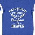 thumbnail image 4 of Inktastic Handpicked for Earth by My Pawpaw in Heaven with Angel Wings Boys or Girls Baby Bodysuit, 4 of 5
