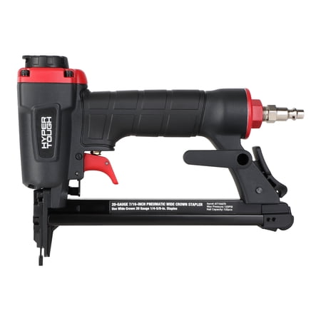 Hyper Tough 20-Gauge 7/16 inch Pneumatic Wide Crown Stapler