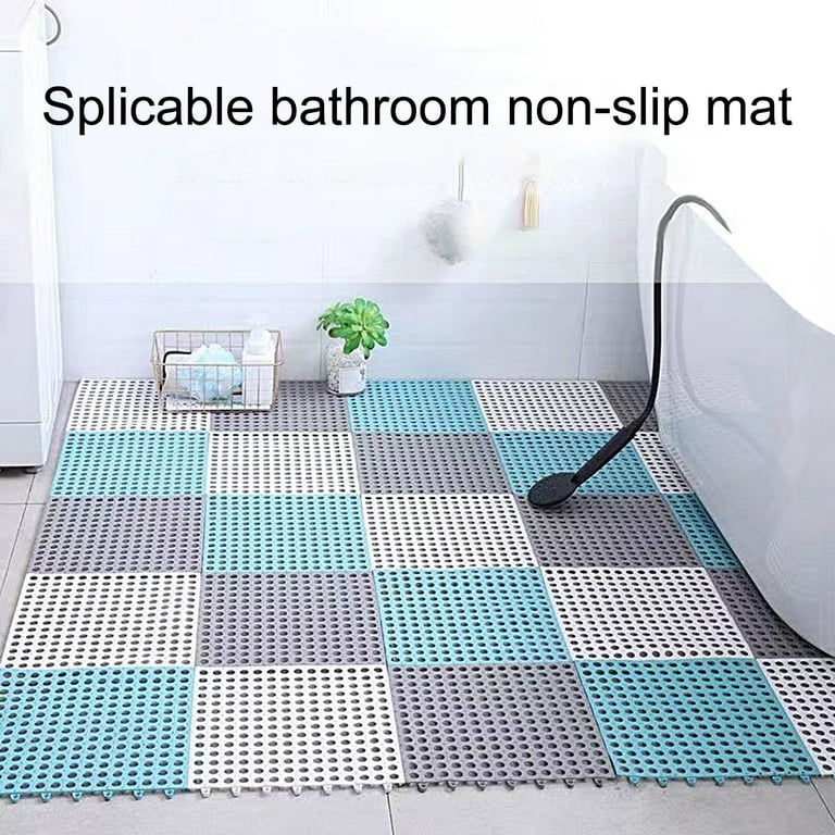 Bathroom Non Slip Mat Splicing Foot Mat Household Toilet Shower
