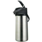 Ideal Settings by Service Ideas 213020001 Airpot, Stainless Steel Lined, 3 Liter, Stainless/Black