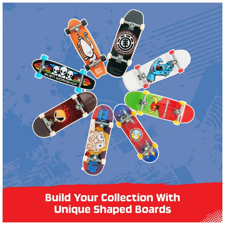 TECH DECK 25th Anniversary Pack Collectible Fingerboards with Exclusive Figure (8 Pack)