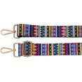 thumbnail image 4 of SURJDE Crossbody Strap for Purses Replacement Adjustable Guitar Multicolor Style Handbag Straps, Rhombus Multicolor, Medium, Thermal, 4 of 4