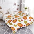 thumbnail image 3 of Harvest Season Autumn Throw Blanket Pumpkin Apple Farmhouse Yellowing Fallen Leaves Blanket Cozy Soft Lightweight Flannel Plush Blankets for Bed Couch Living Room Sofa Chair,50x60 Inch, 3 of 6