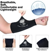 ReHaffe Arm Protectors for Thin Skin and Bruising Level 5 cut resistance Forearm Sleeves 10 Comfortable for Women Men Garden Repair Work(2 Pairs )