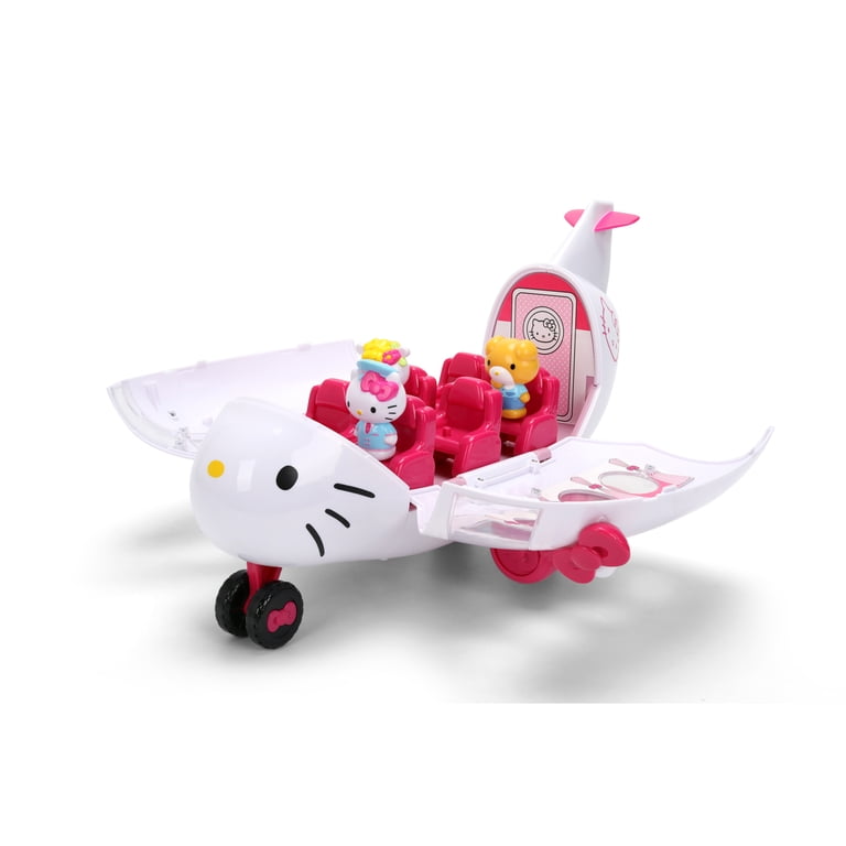 Hello Kitty 飛行機 フィギュア 25周年anniversary Jada Sanrio Hello Kitty and Friends – Hello Kitty Airline Play Set
