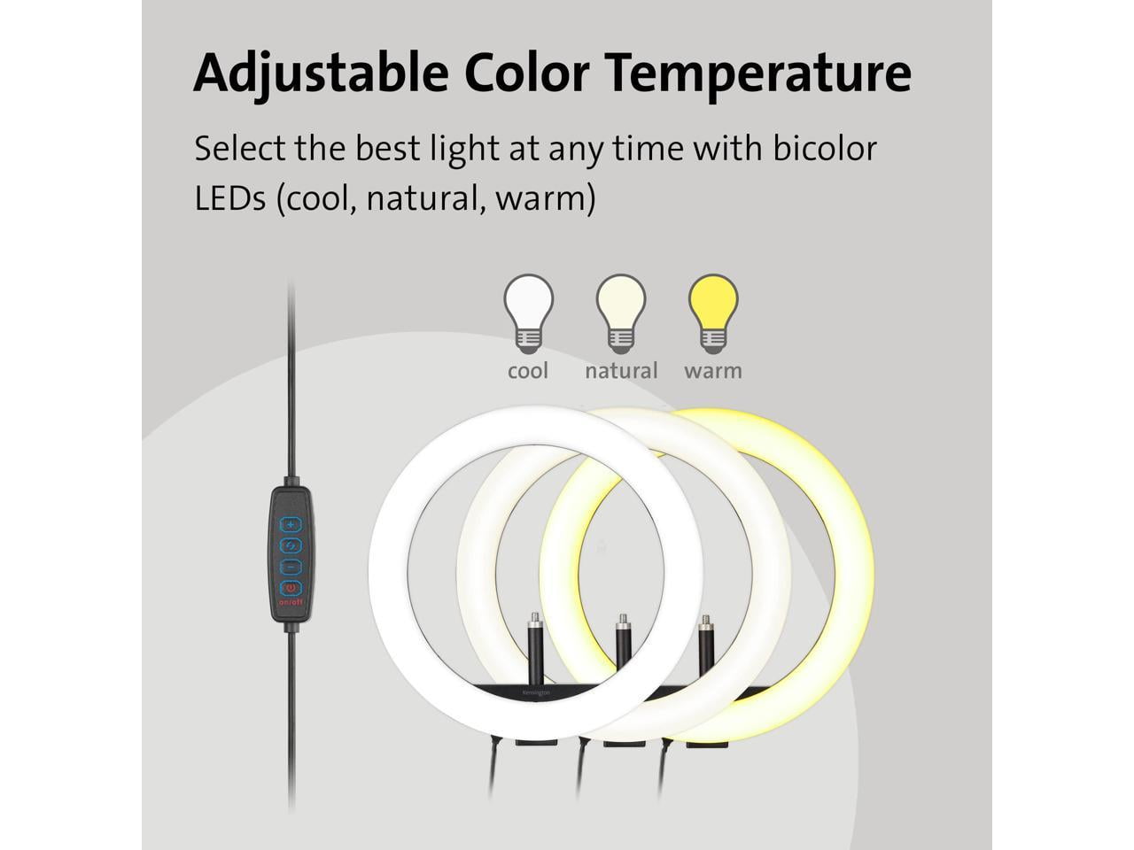 L1000 Bicolor Ring Light with Webcam Mount - Lighting and Mounting Accessories