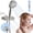 Brushed Nickel, variant on 2 Pack Shower Head Filter Replacement, KDF Filter Cartridges Compatible with HEROBAI Filtered Shower Head, Helps Remove Chlorine and Fluoride