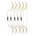 thumbnail image 3 of AME 50" Traditional Recurve Bow 20lbs Horsebow Mongolian Takedown Archery Hunting（camo）, 3 of 18
