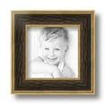 thumbnail image 2 of ArtToFrames 5" x 5" Black Panel With Gold Lip Picture Frame, 5x5 inch Multi Wood Poster Frame (WOM-5092), 1 Pack, 2 of 7