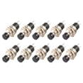 thumbnail image 5 of Beisidaer 6Pcs PBS-110 7mm Round Button Momentary Self-resetting Push Button Switch,Yellow, 5 of 7